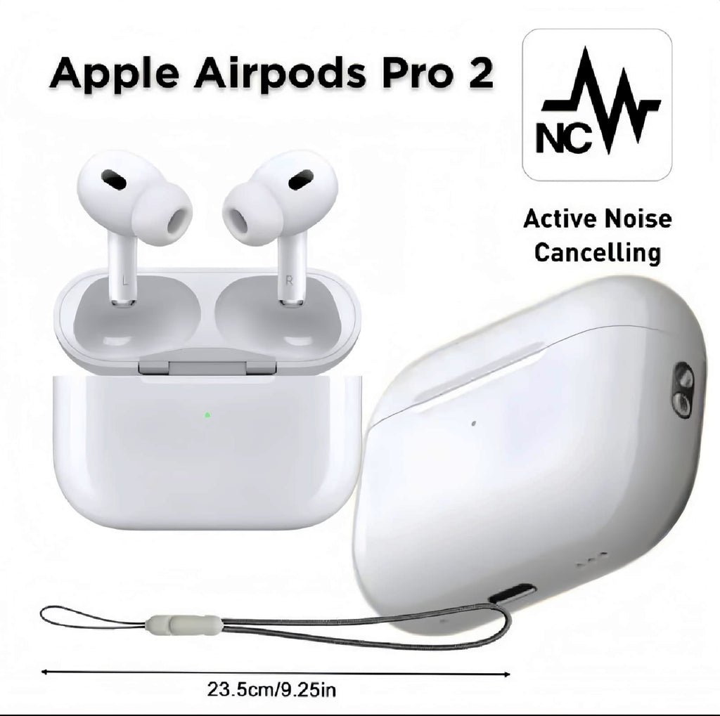 AirPods Pro 2nd Generation Replica Wireless Earbuds – Premium Bluetooth Earphones with Charging Case