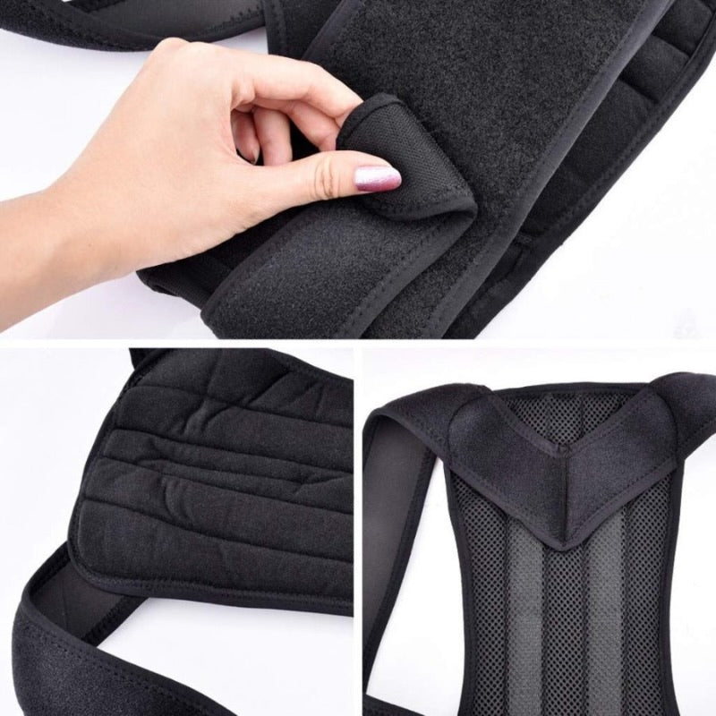 Back Pain Relief Posture Corrector Belt | Adjustable Support for Spine, Shoulder & Lumbar Alignment | XXL