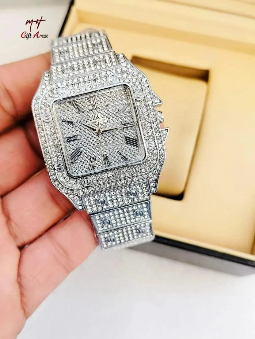 Diamond Stone Men's Watch