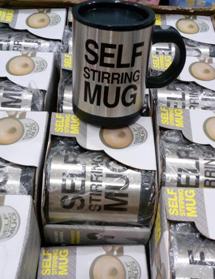 Self Stirring Mug for Coffee Tea - Stainless Steel 1 Pc
