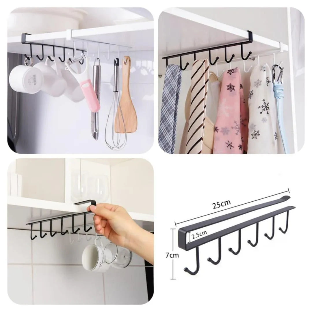 Cabinet Hanger for Kitchen Storage Cup Spatulas Tool Rack