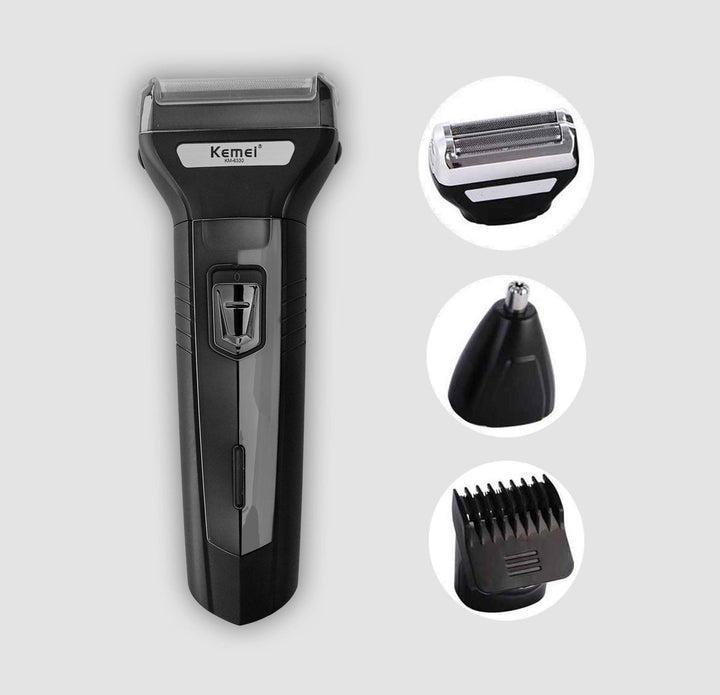 Kemei KM-6330 3-in-1 Men's Electric Hair Trimmer Kit