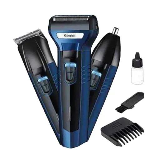 Kemei KM-6330 3-in-1 Men's Electric Hair Trimmer Kit