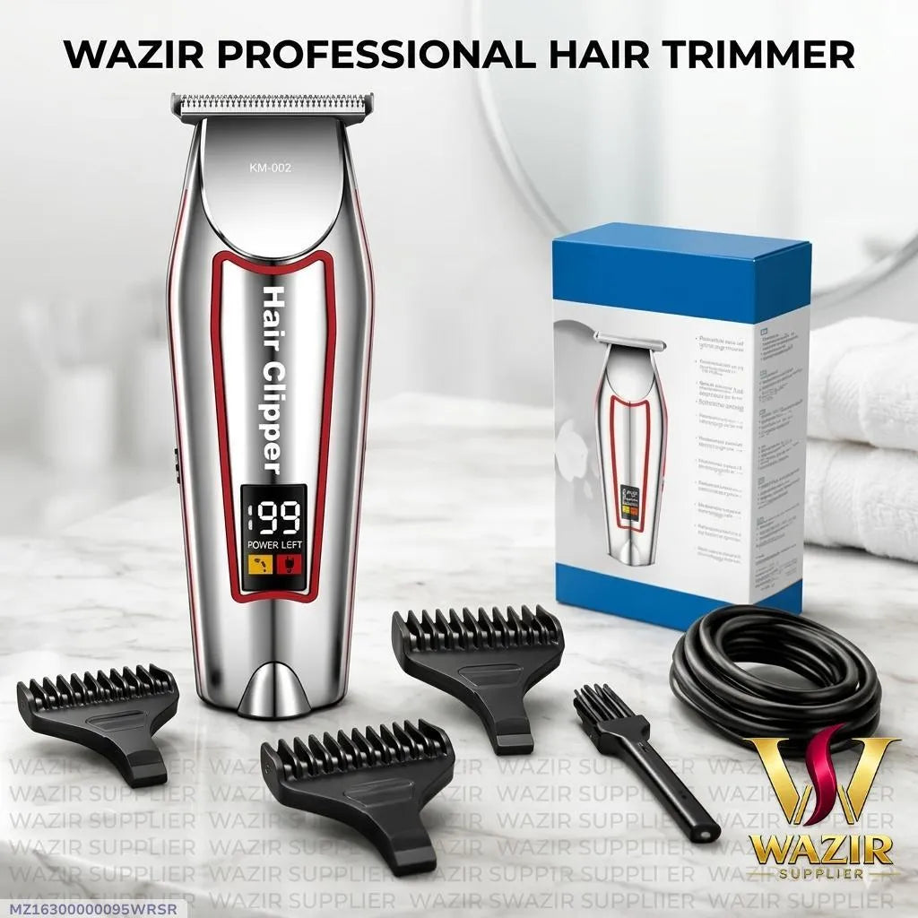 Easy-To-Clean Design Men's Hair Trimmer