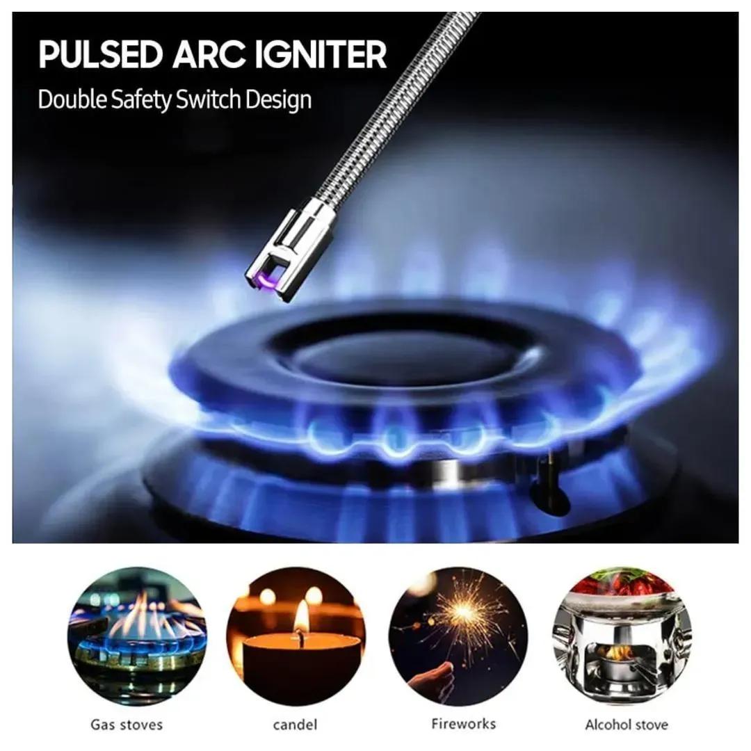 Electric Lighter Stainless Steel Portable Rechargeable