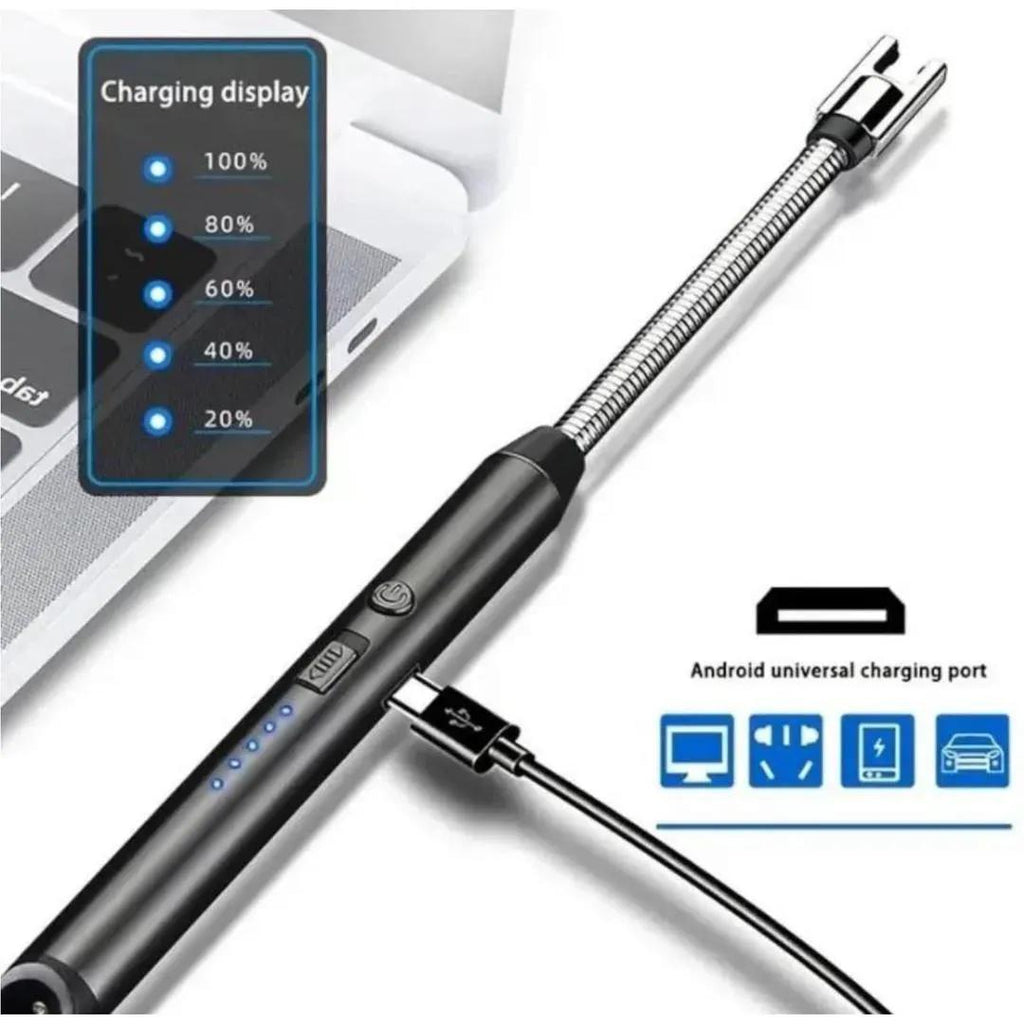 Electric Lighter Stainless Steel Portable Rechargeable