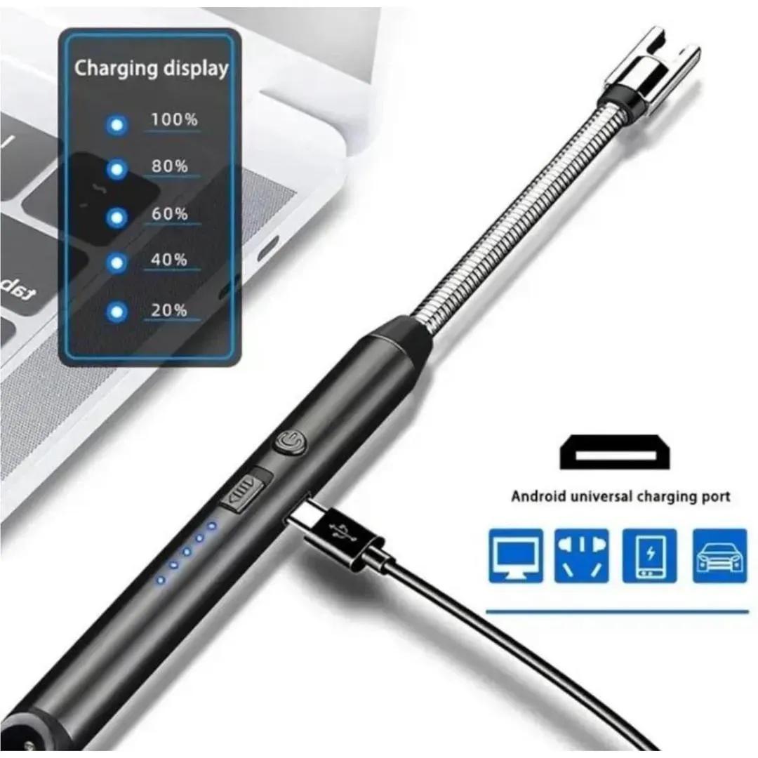Electric Lighter Stainless Steel Portable Rechargeable
