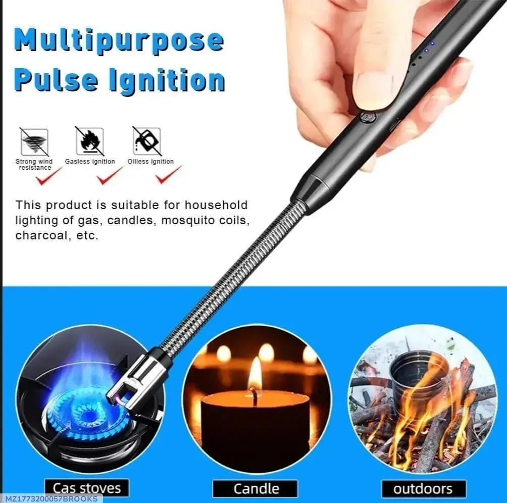 Electric Lighter Stainless Steel Portable Rechargeable