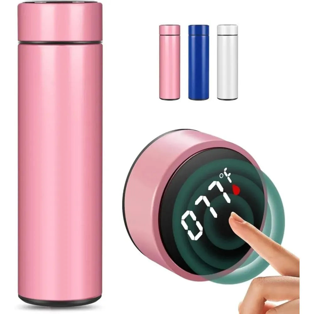 500ml Insulated Temperature Water Bottle Blue