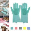 Silicone Kitchen Gloves for Safe Cleaning & Pet Care