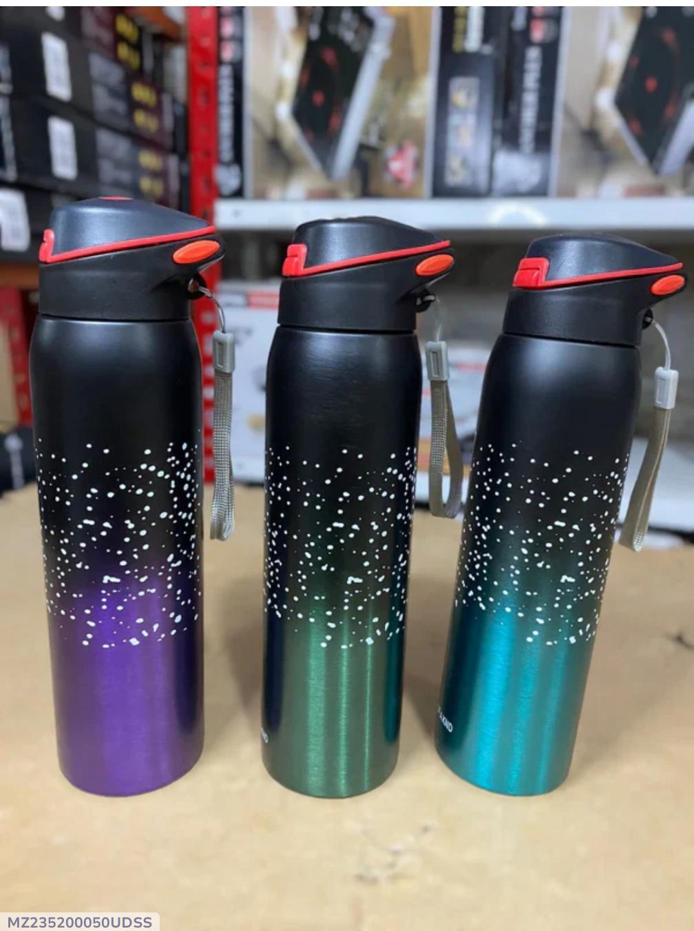 Stainless Steel Vacuum Water Bottle 500Ml Gym Sports Blue Green Purple