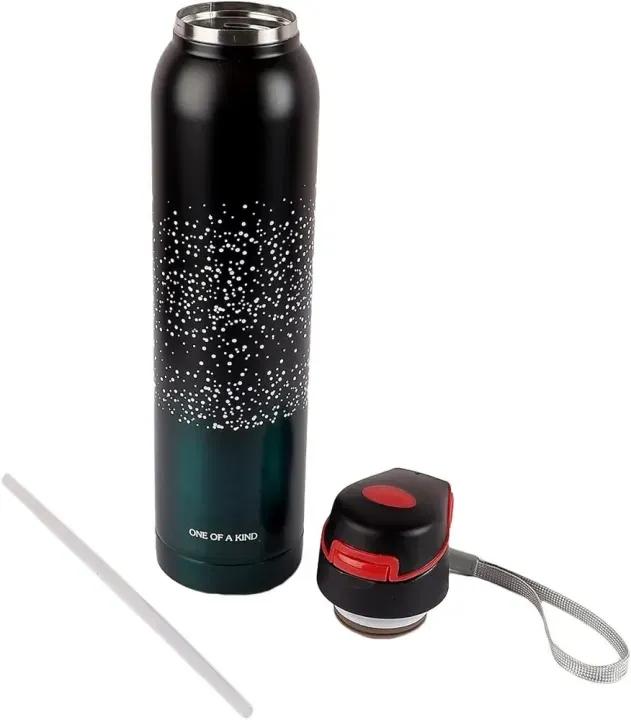 Stainless Steel Vacuum Water Bottle 500Ml Gym Sports Blue Green Purple