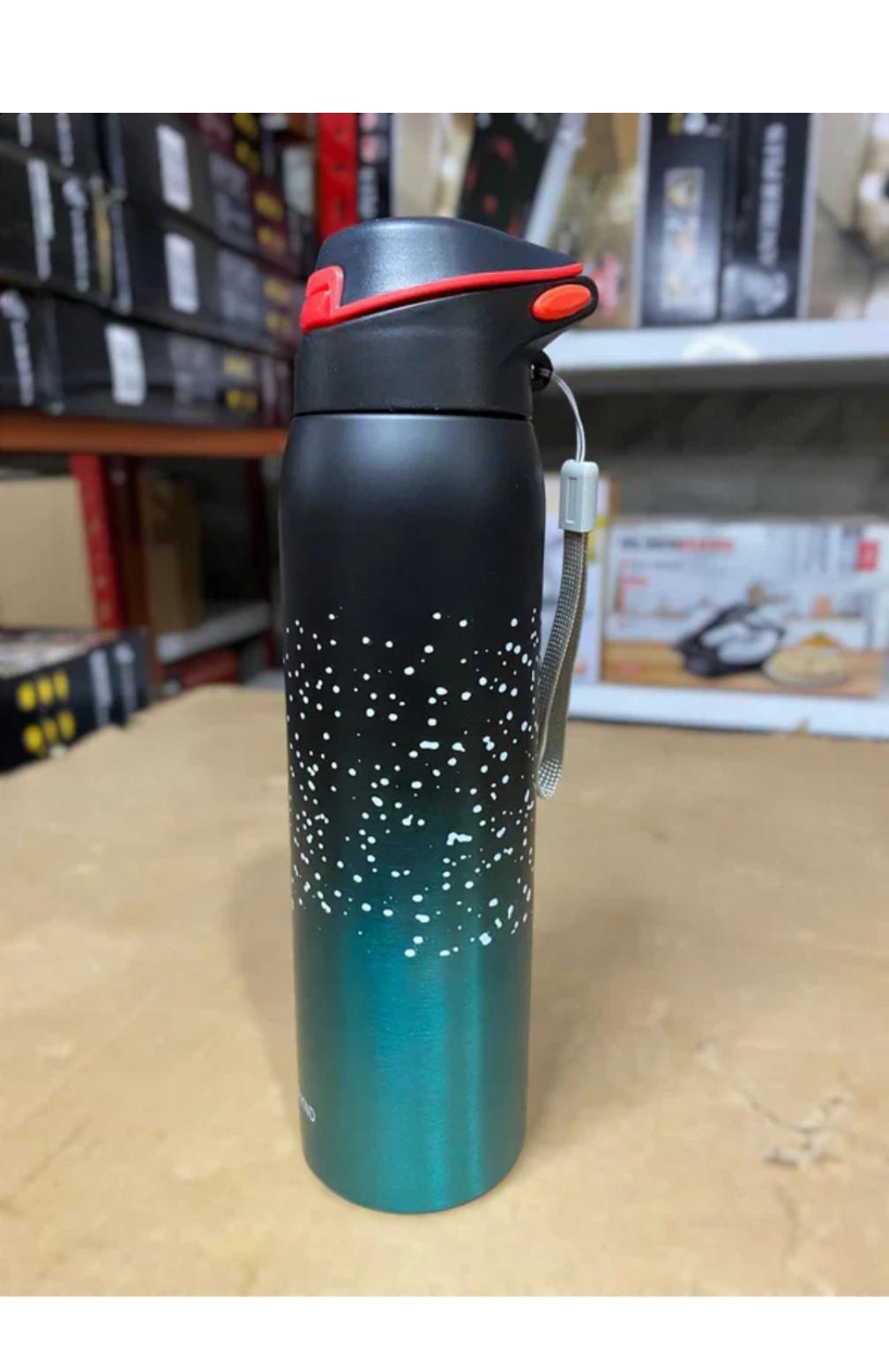 Stainless Steel Vacuum Water Bottle 500Ml Gym Sports Blue Green Purple