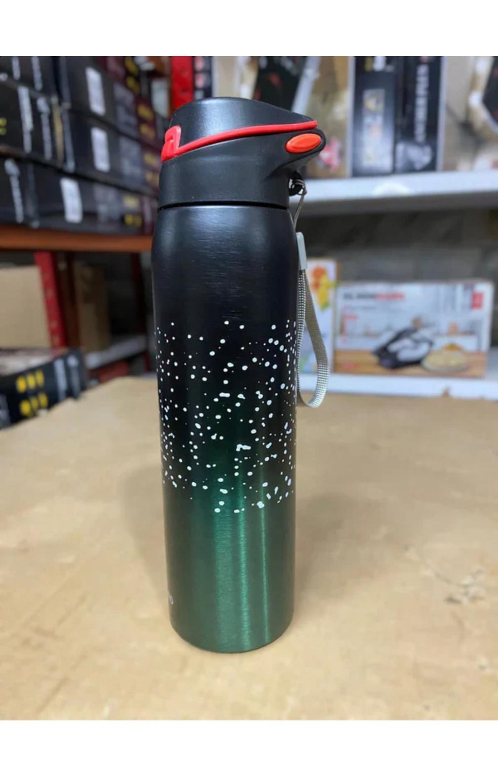 Stainless Steel Vacuum Water Bottle 500Ml Gym Sports Blue Green Purple