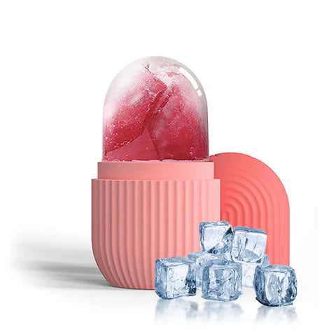 Reusable Facial Ice Roller for Face & Body | Shrinks Pores, Soothes Skin & Enhances Glow | Random Color